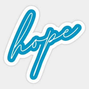 SheHopes HOPE diagonal Design Sticker